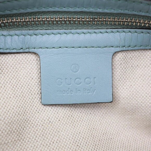 Gucci Joy Medium GG Imprime Boston Bag Light Blue 193603 - Picture 12 of 13